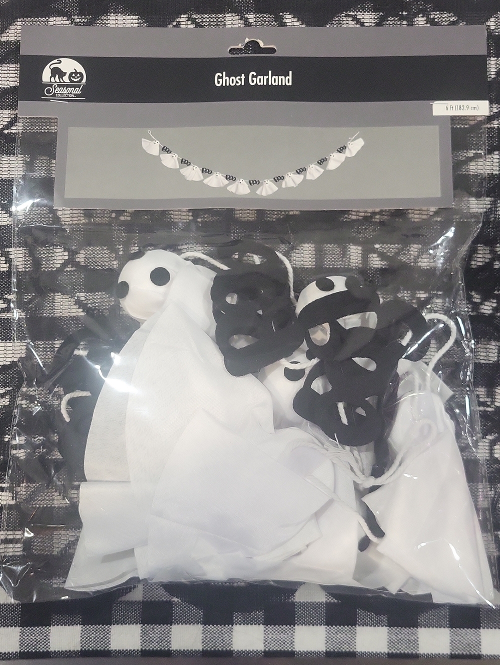 NEW👻 Cute Halloween Ghost Garland "Boo" - Picture 1 of 2